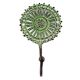 Antique Green Sunflower Wall Brass Decorative Hook